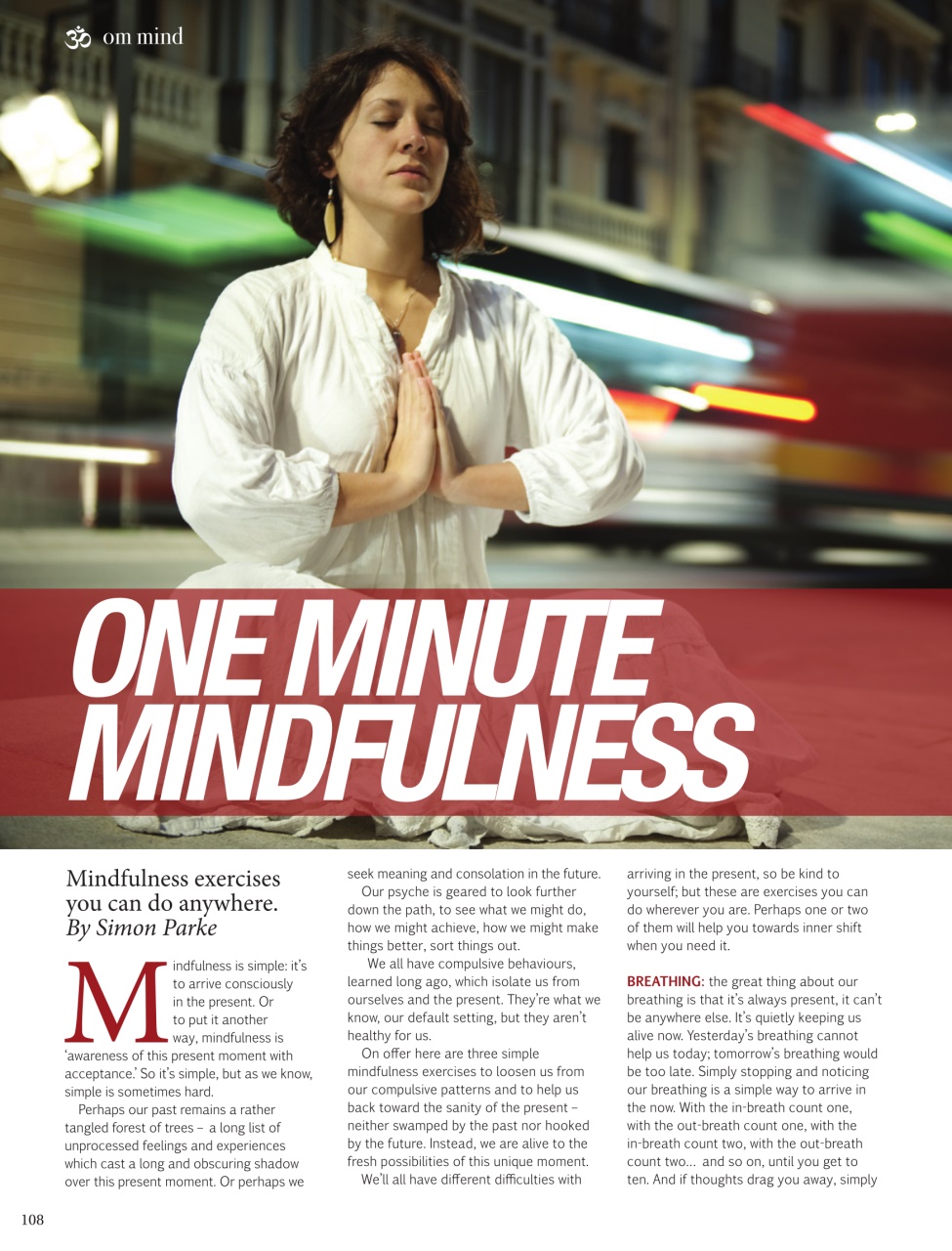 OM Yoga Magazine Preview Pages