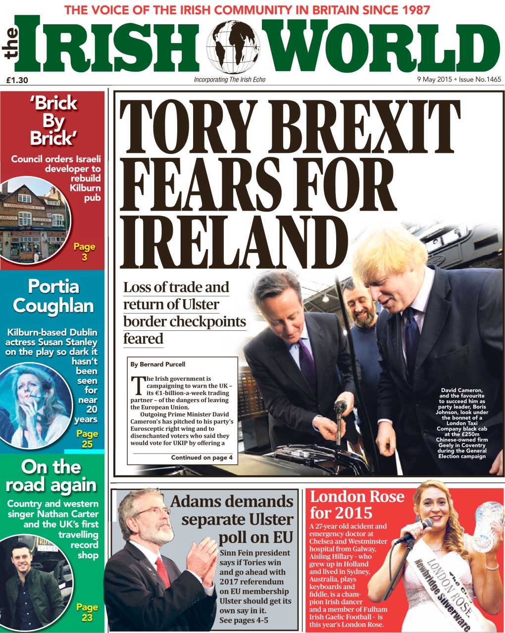 Irish World Preview Pages