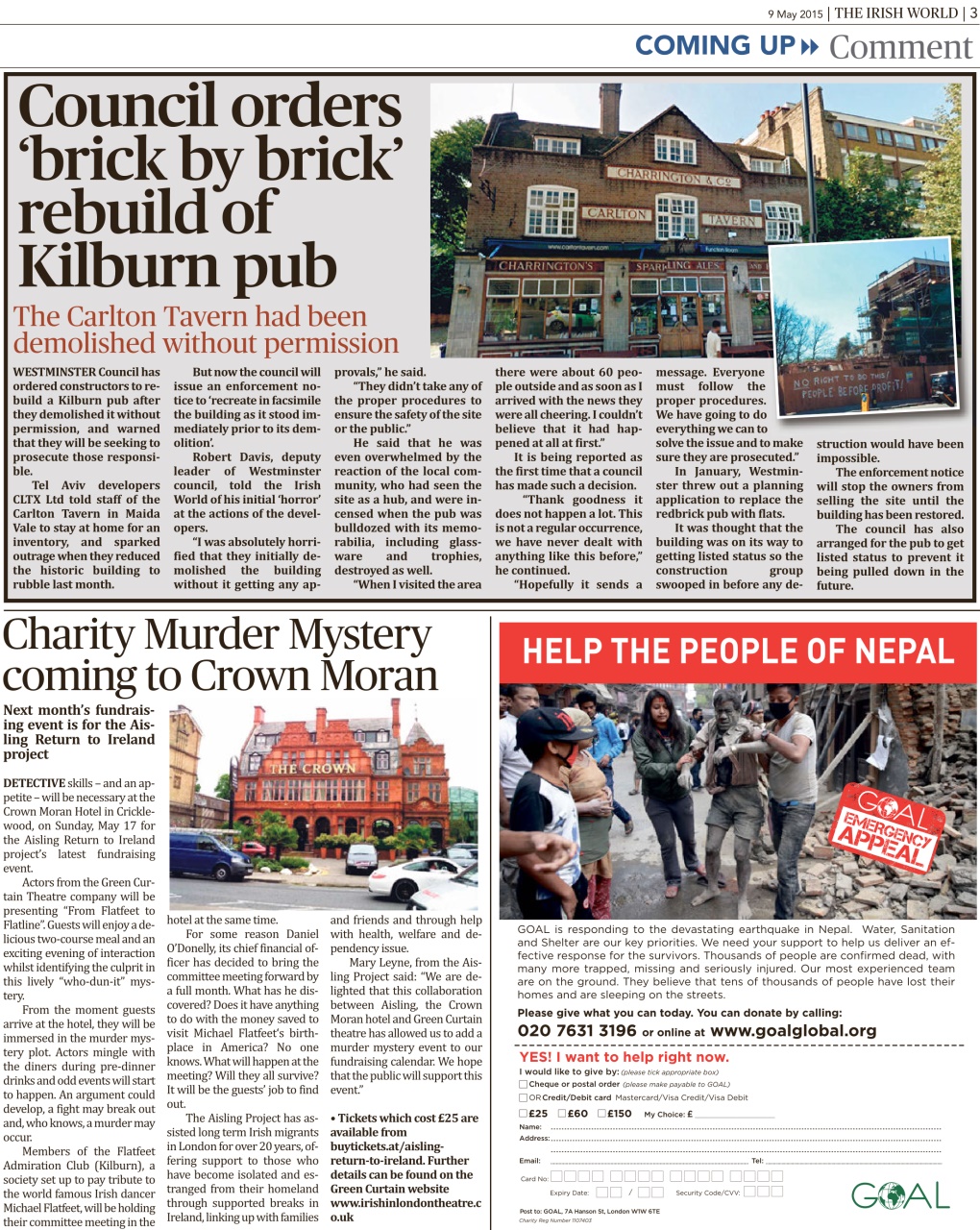 Irish World Preview Pages