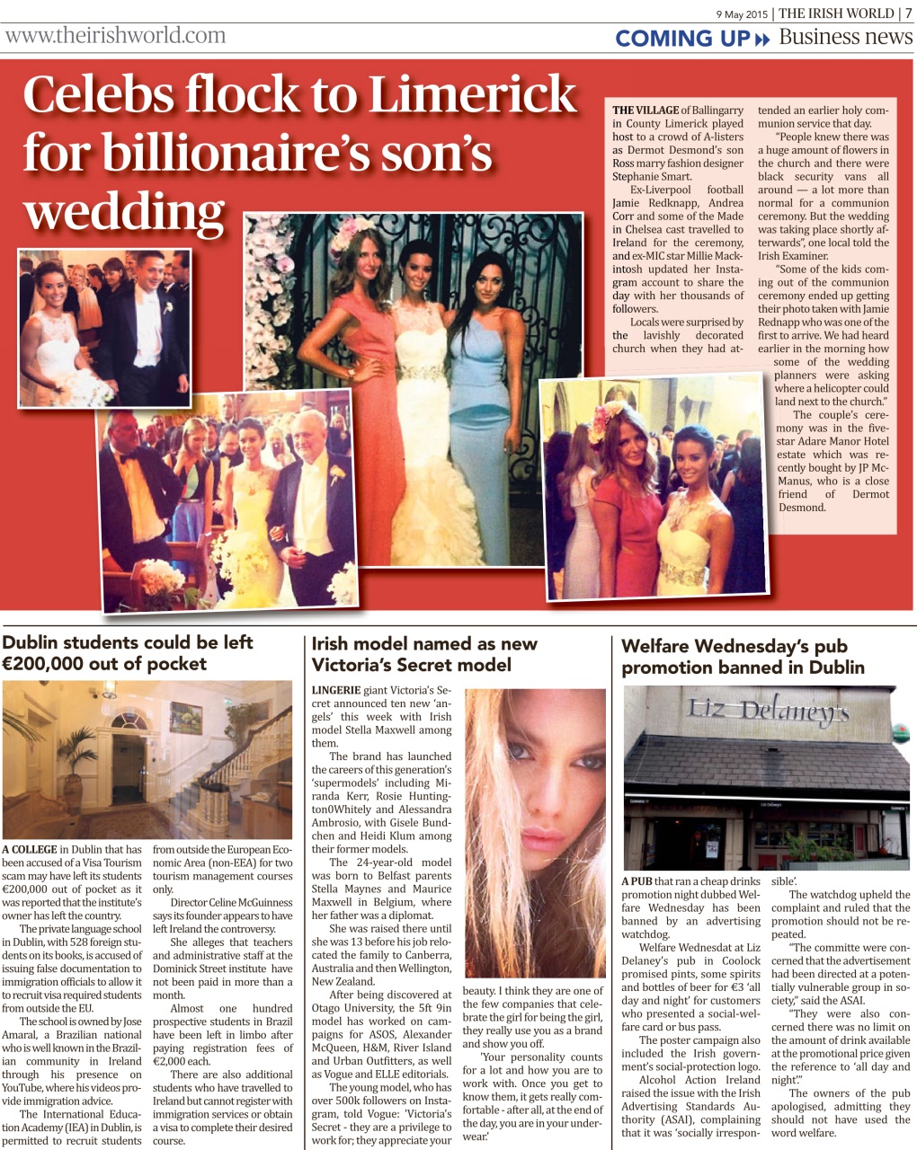 Irish World Preview Pages