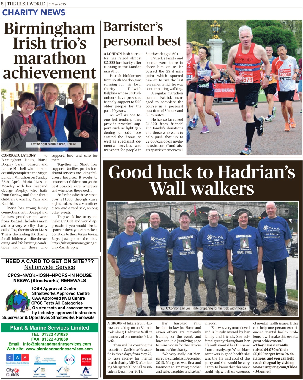 Irish World Preview Pages