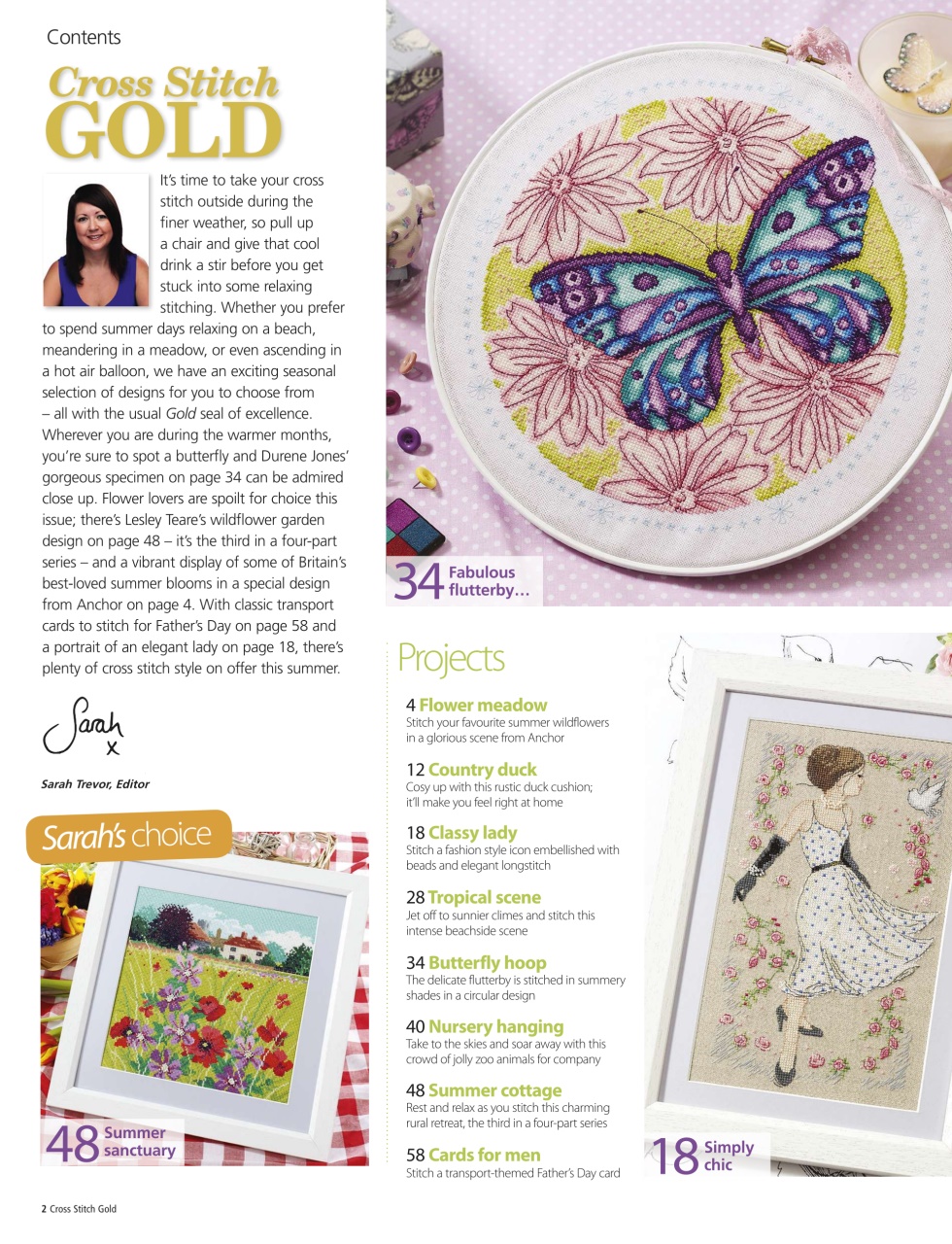 Cross Stitch Gold Preview Pages