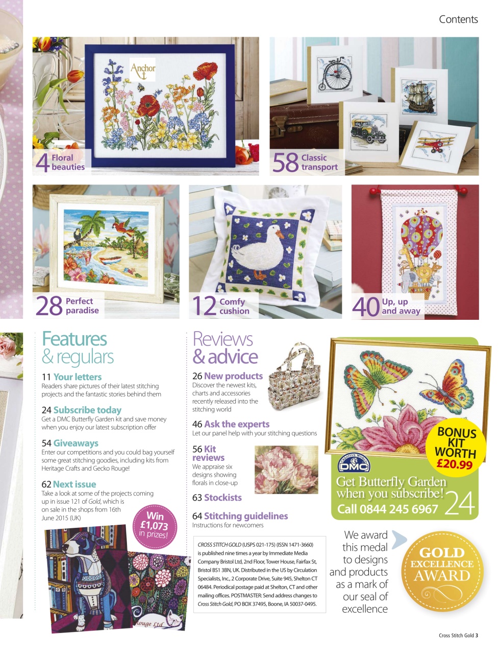 Cross Stitch Gold Preview Pages