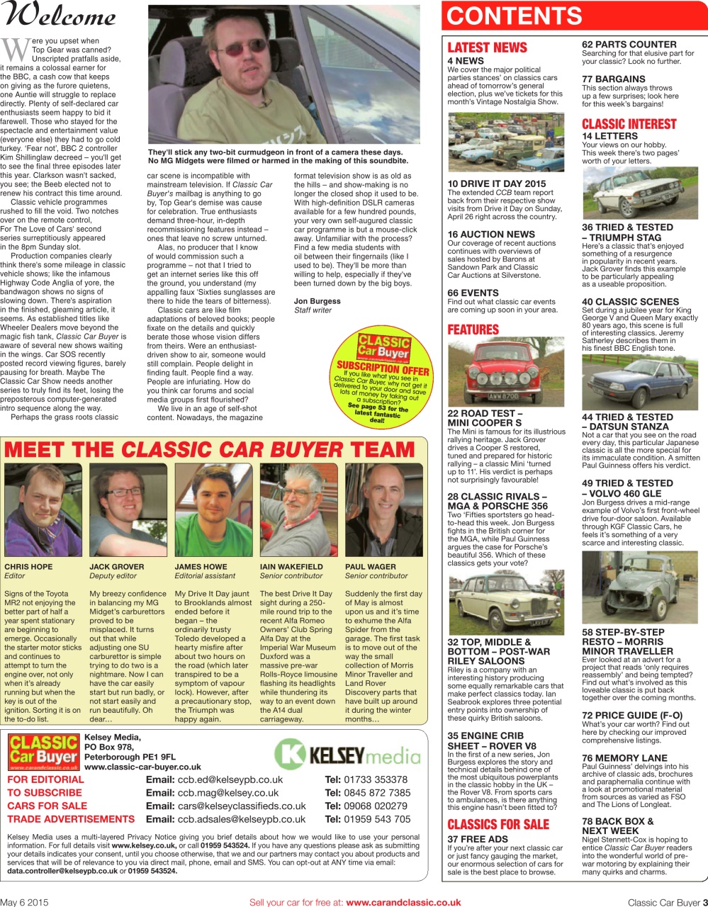 Classic Car Buyer Preview Pages