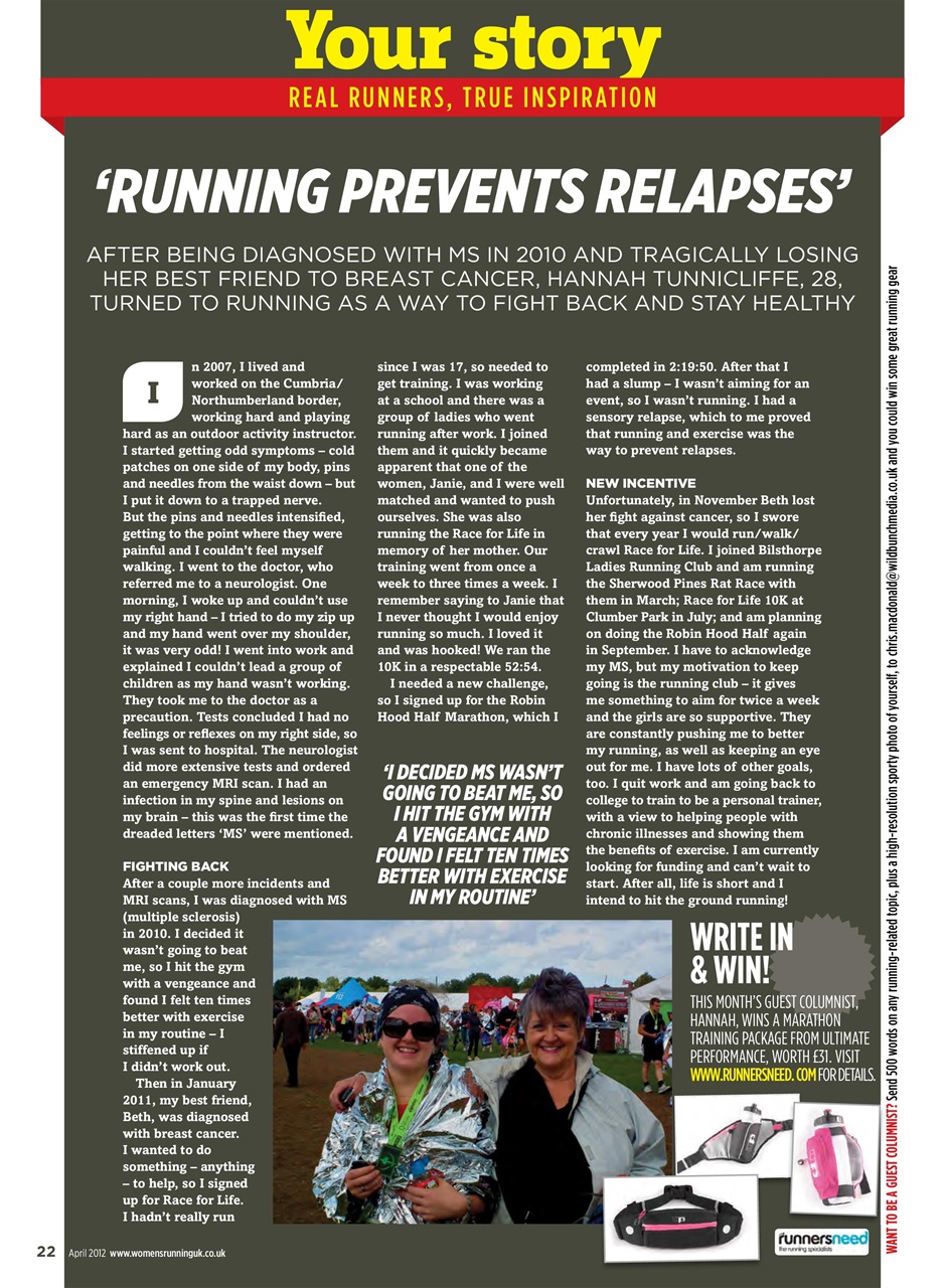 Women’s Running Preview Pages