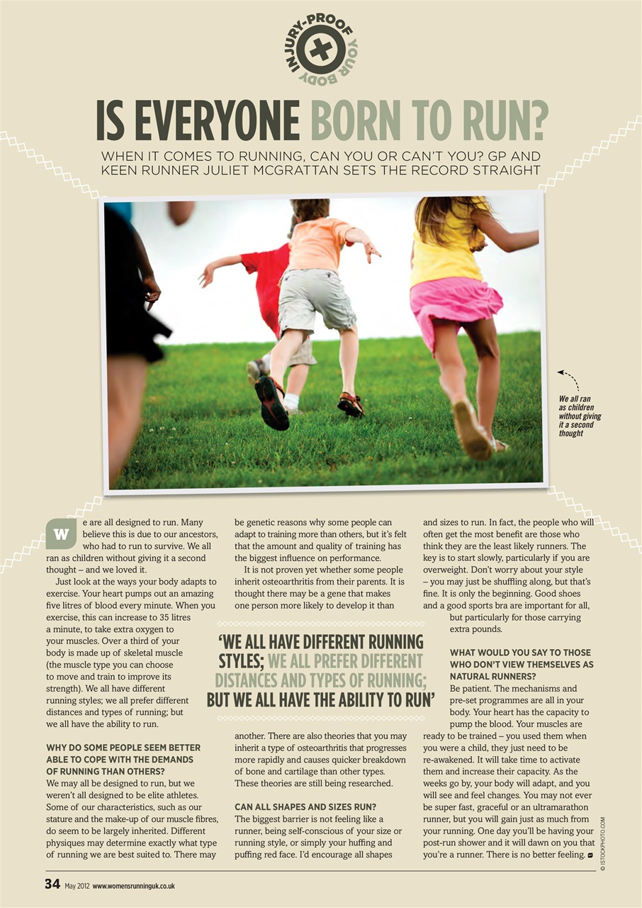 Women’s Running Preview Pages