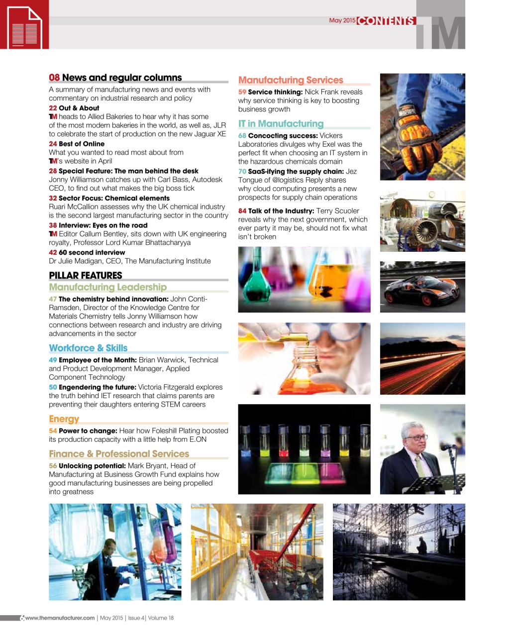 The Manufacturer Preview Pages