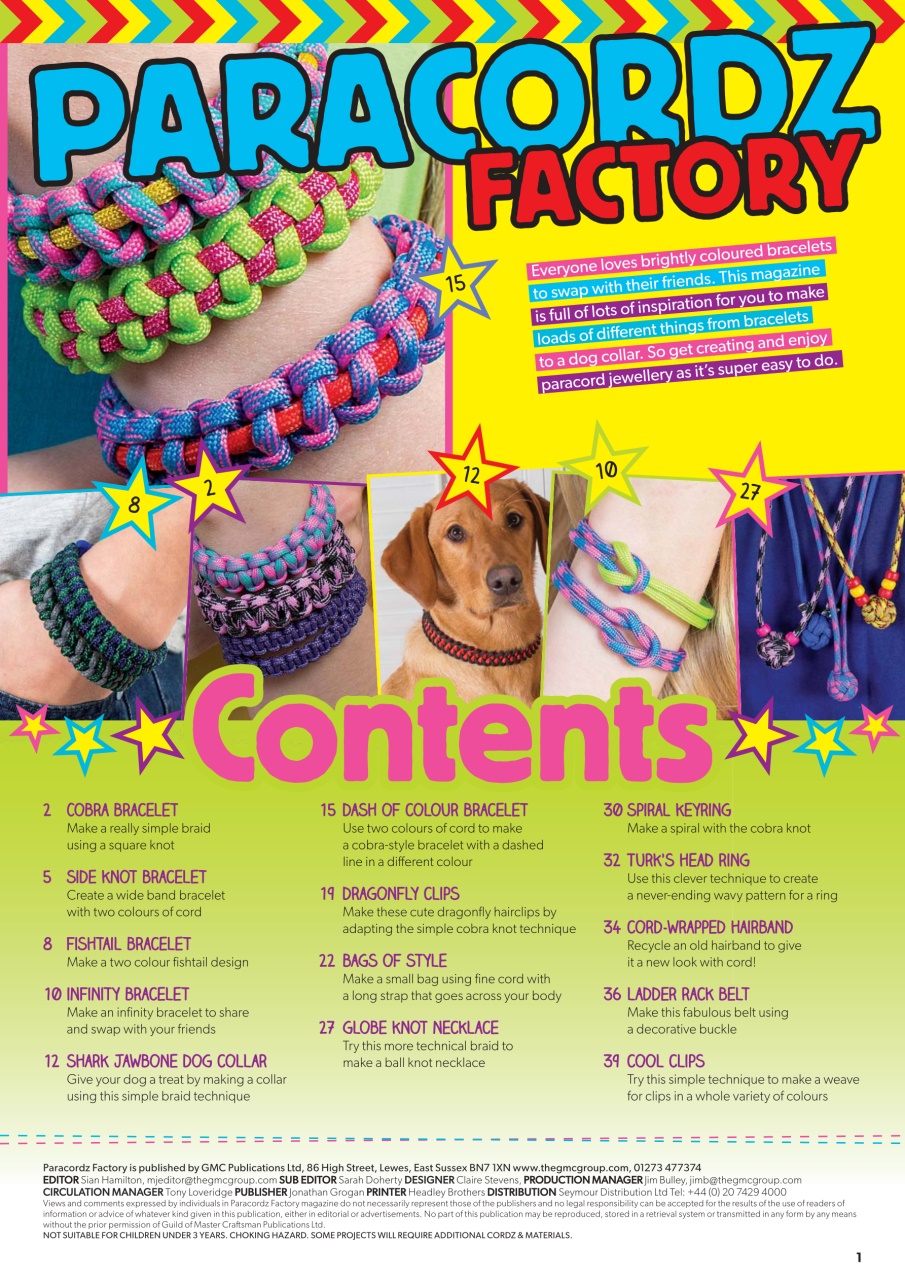 Paracordz Factory Preview Pages