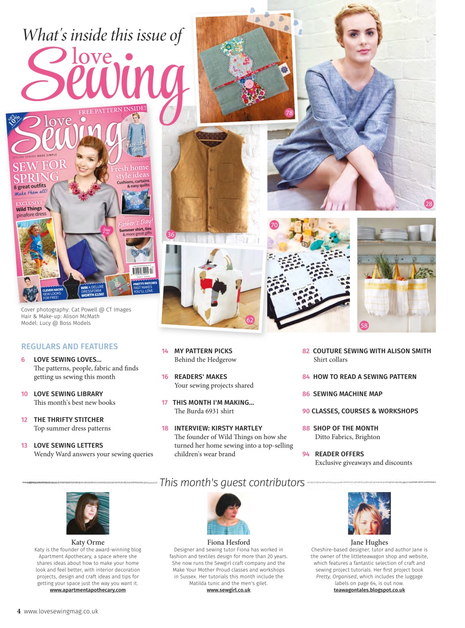 Love Sewing Preview Pages