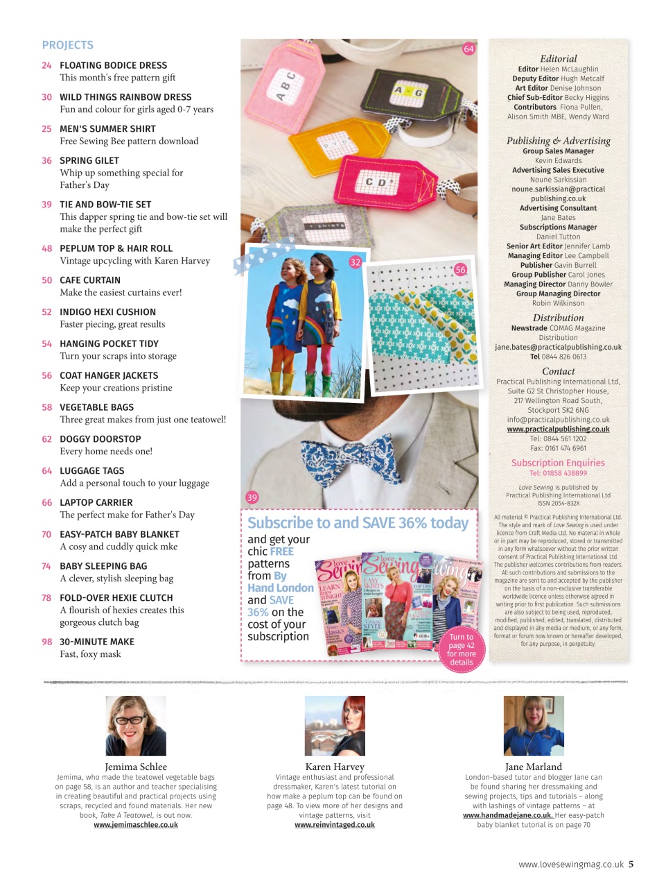 Love Sewing Preview Pages