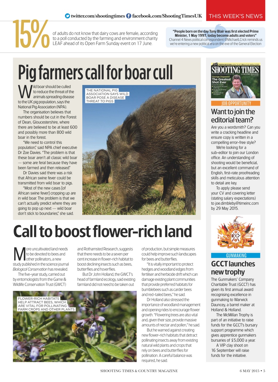 Shooting Times & Country Preview Pages