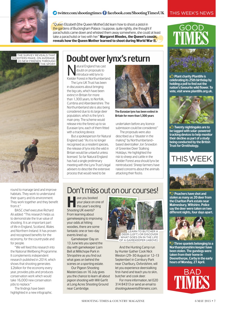 Shooting Times & Country Preview Pages