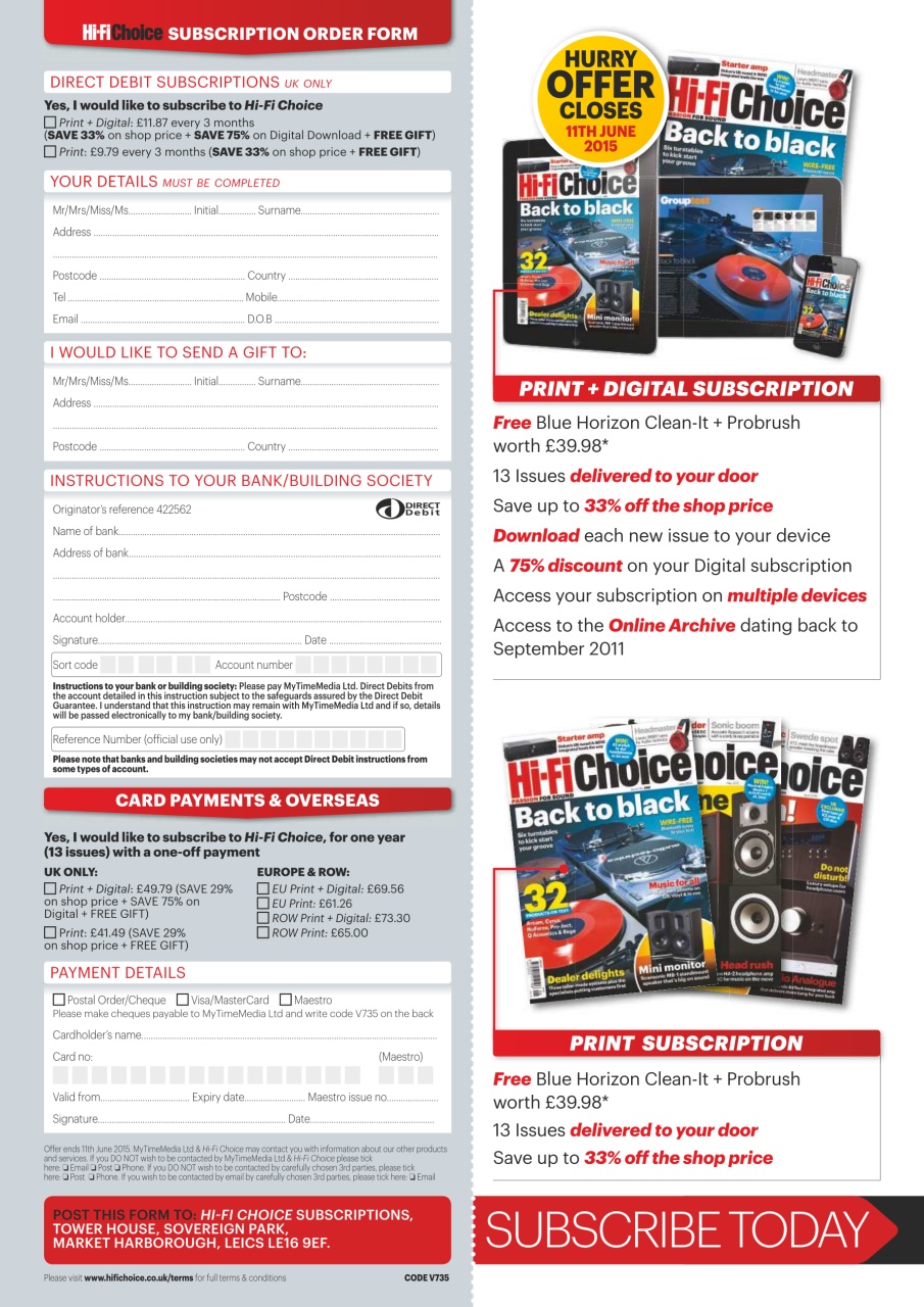 Hi-Fi Choice Preview Pages