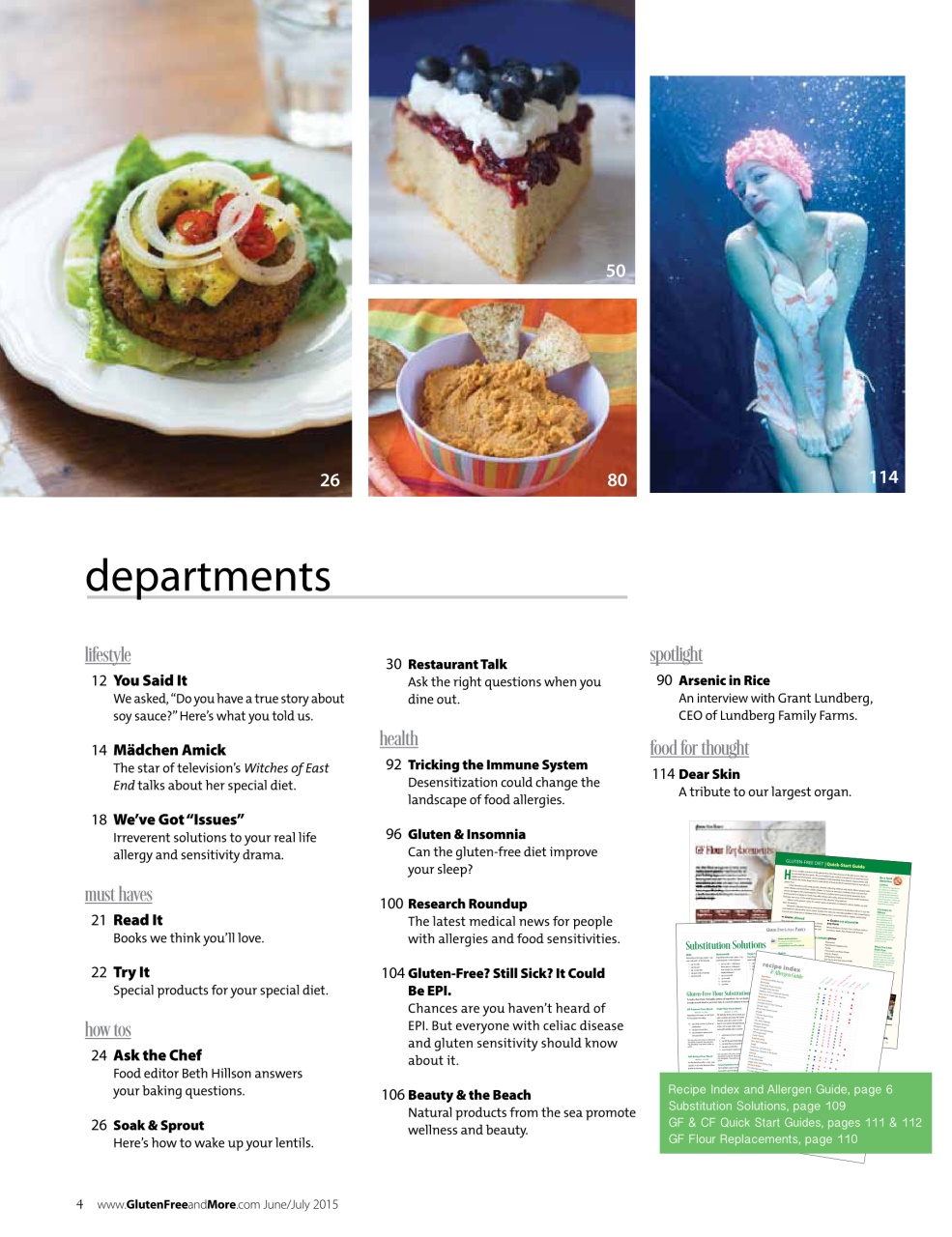 Gluten Free & More Preview Pages