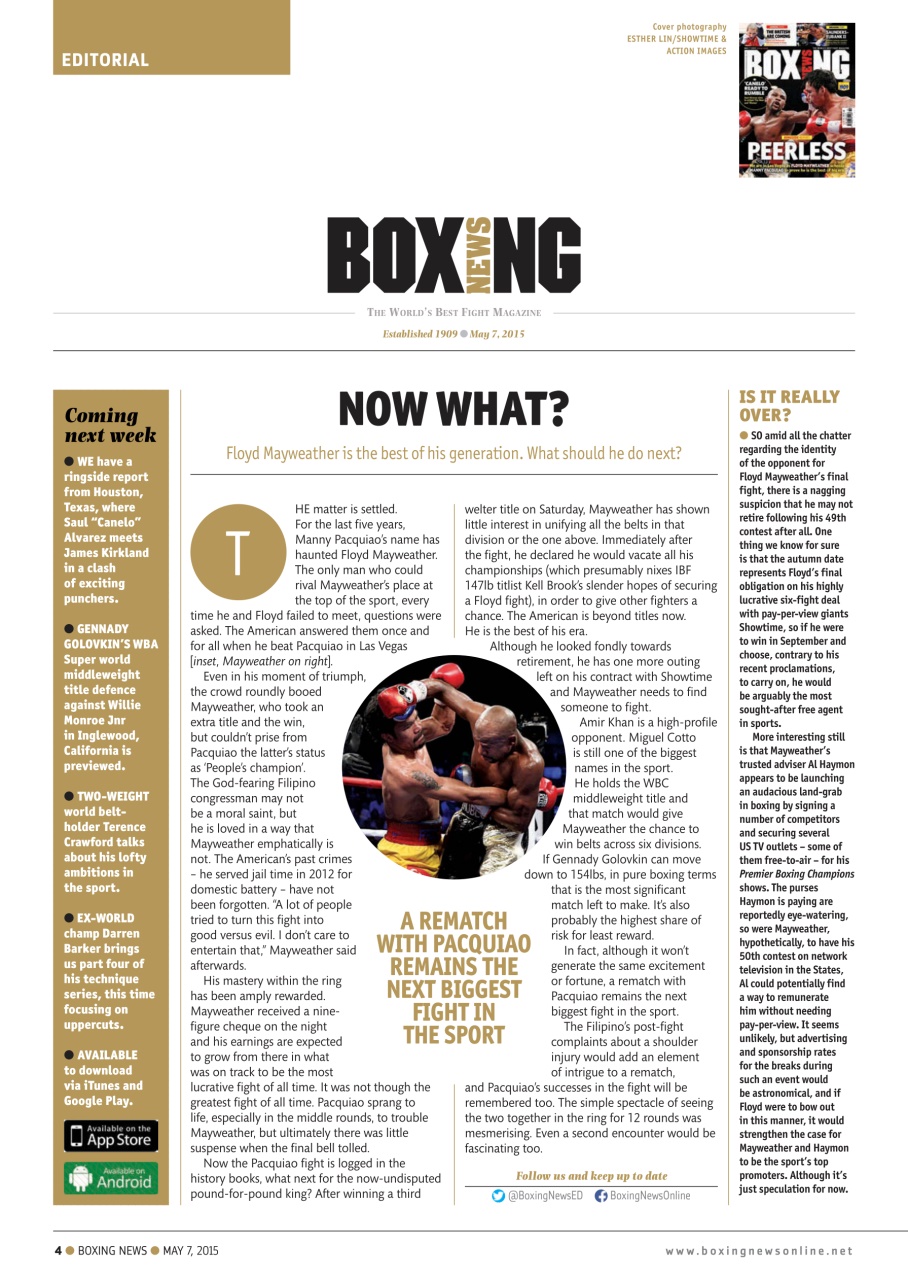 Boxing News Preview Pages
