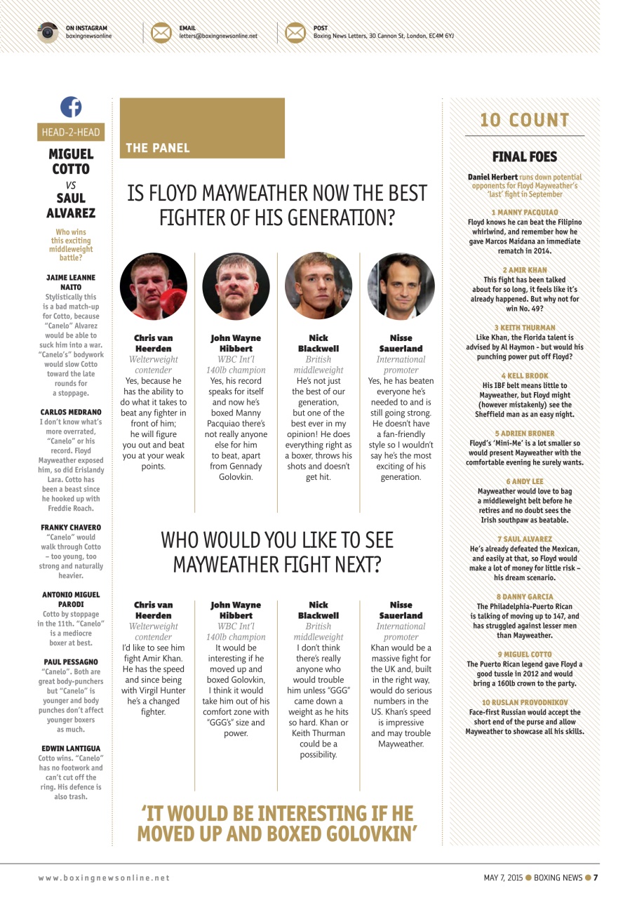 Boxing News Preview Pages