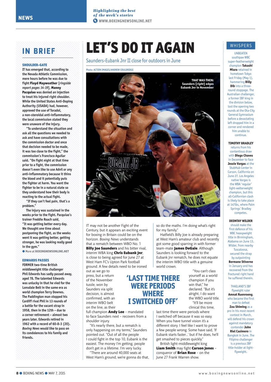 Boxing News Preview Pages