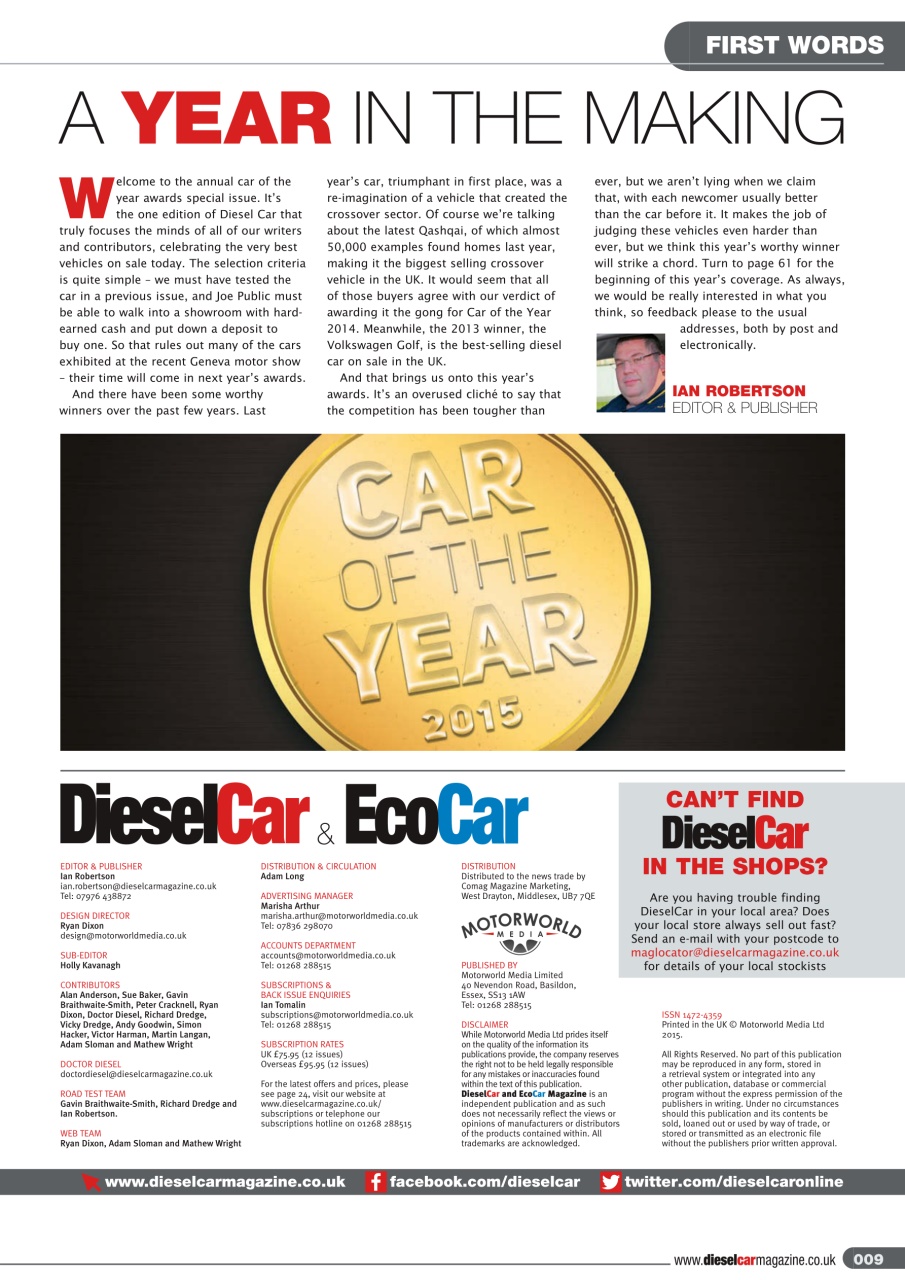 Diesel&EcoCar Magazine Preview Pages