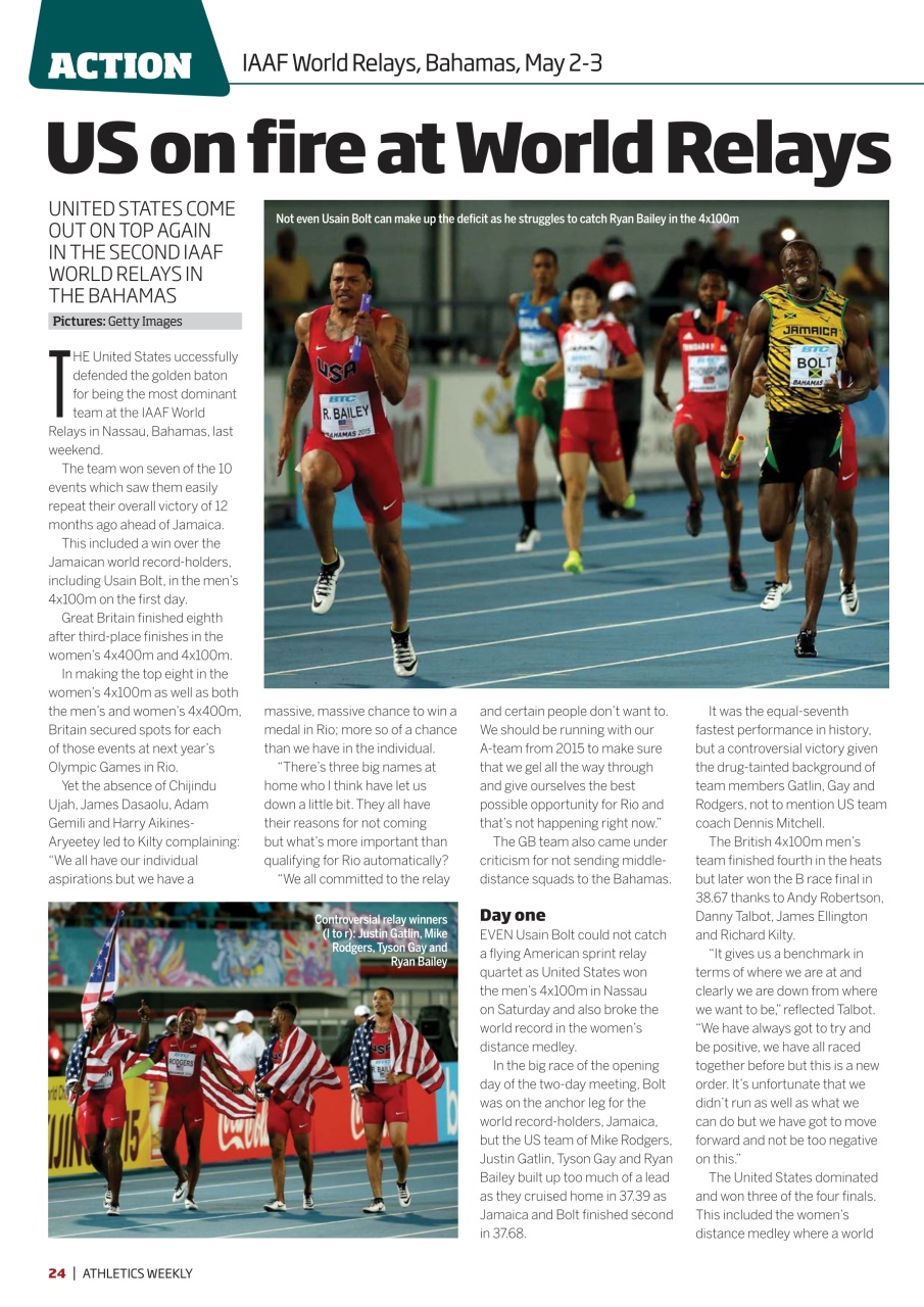 AW – Athletics Weekly Magazine Preview Pages