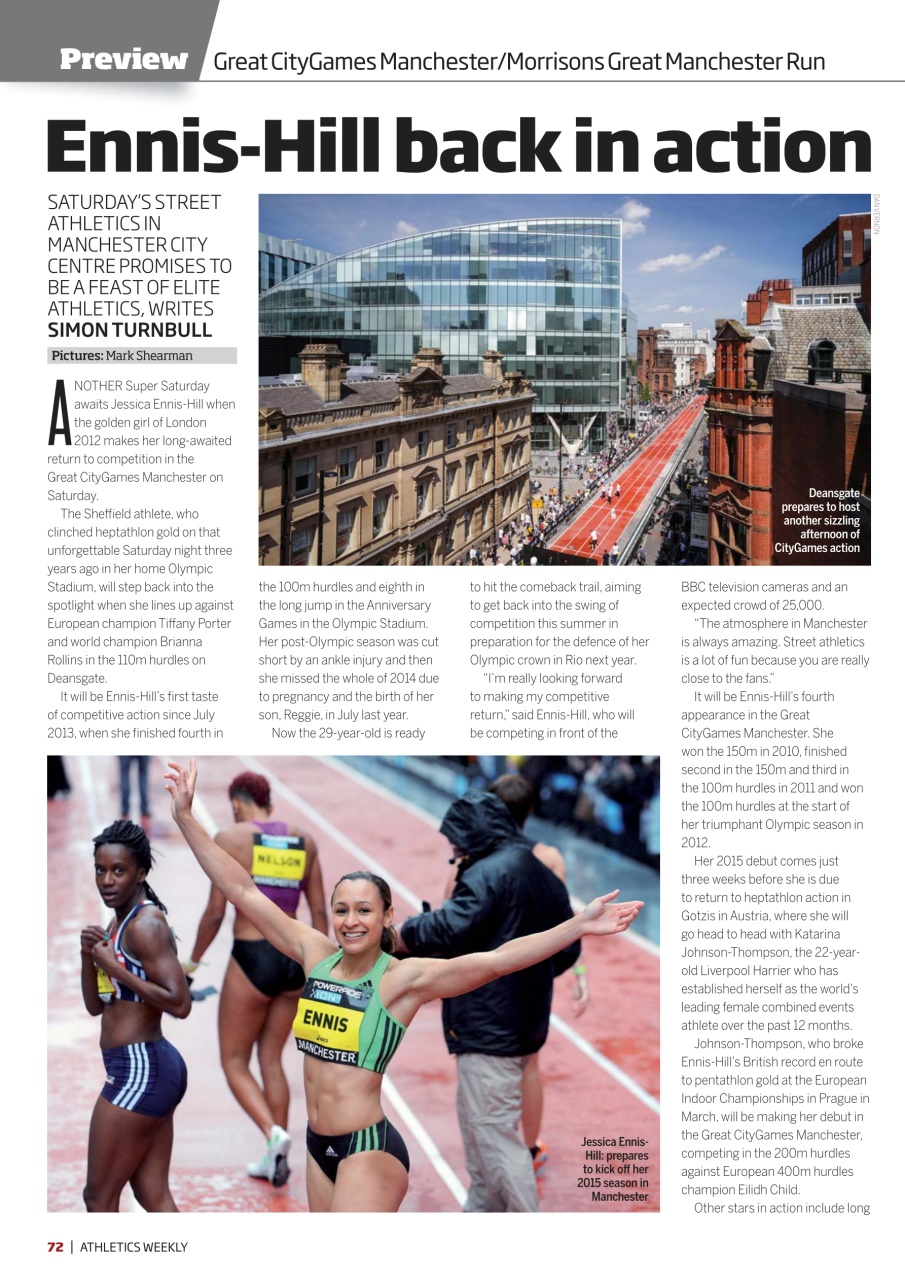 AW – Athletics Weekly Magazine Preview Pages