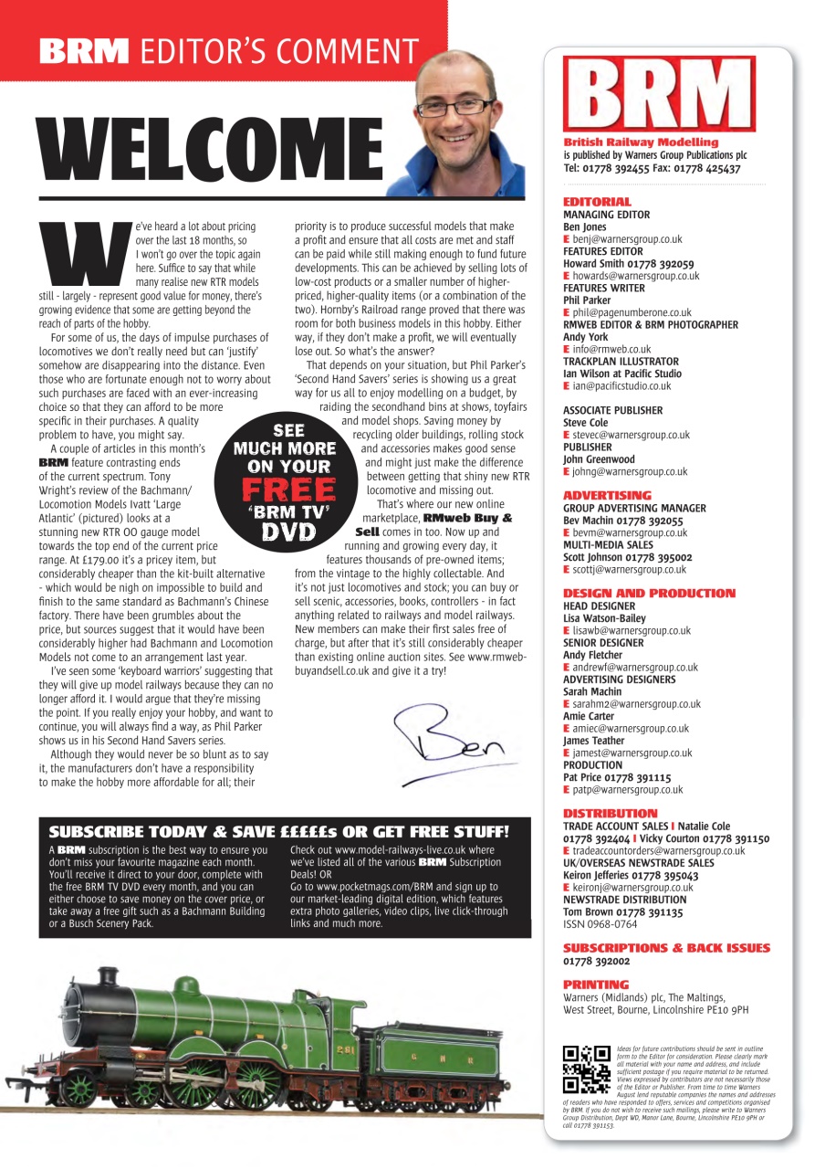 British Railway Modelling (BRM) Preview Pages