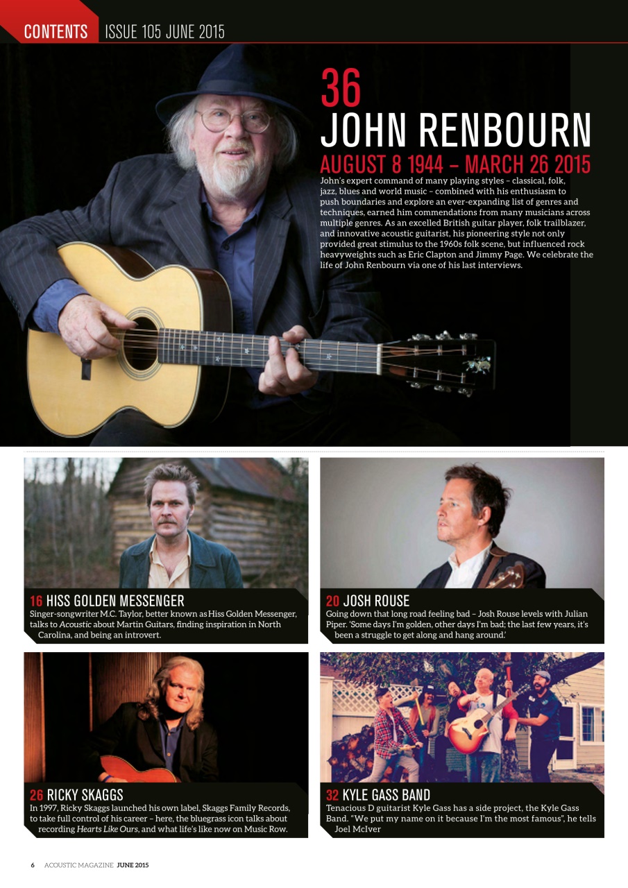 Acoustic Preview Pages