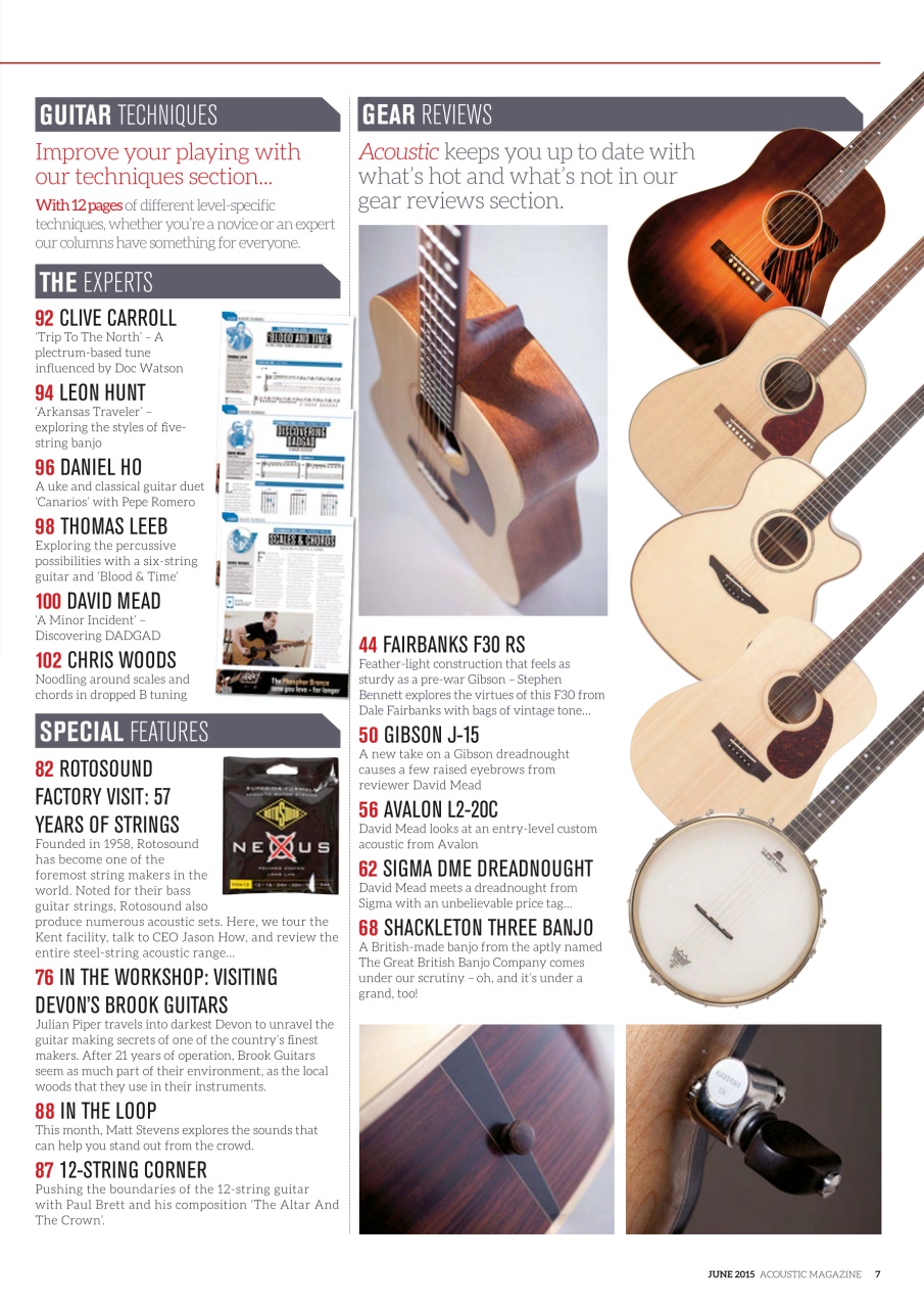 Acoustic Preview Pages