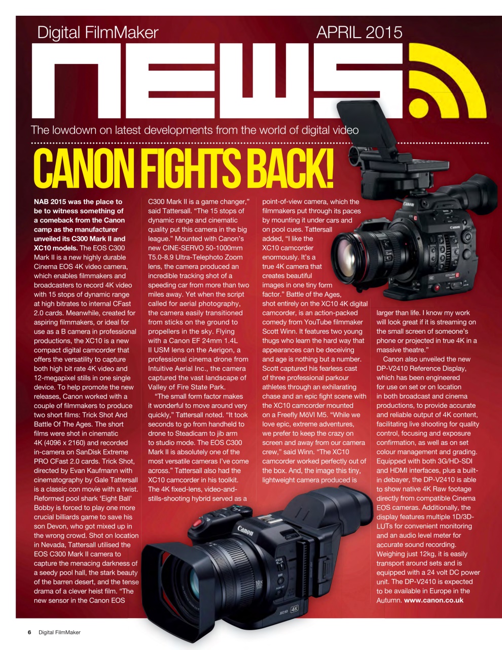 Digital FilmMaker Preview Pages