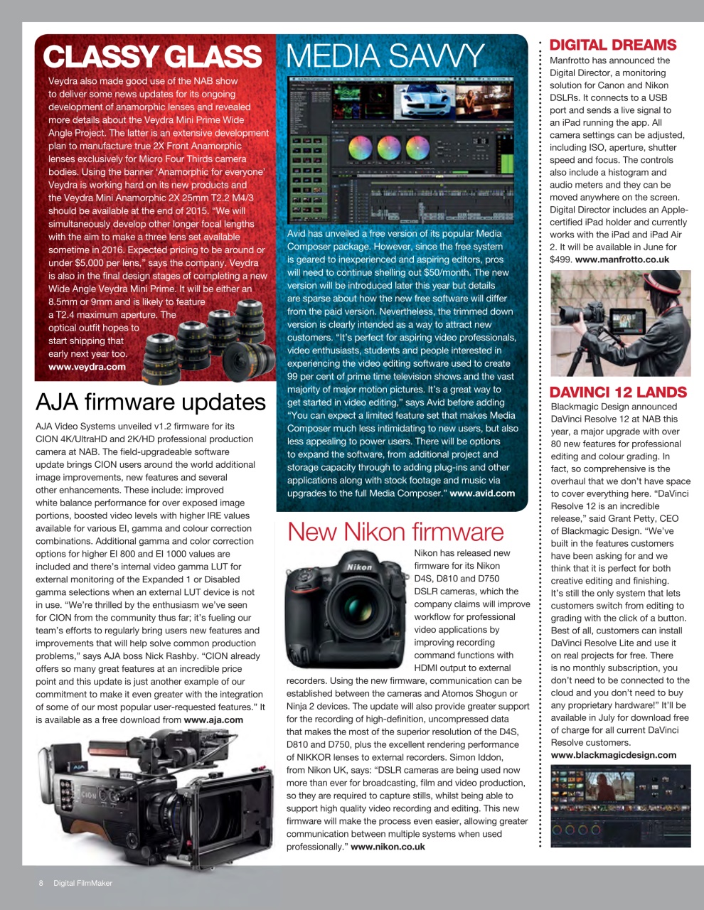 Digital FilmMaker Preview Pages