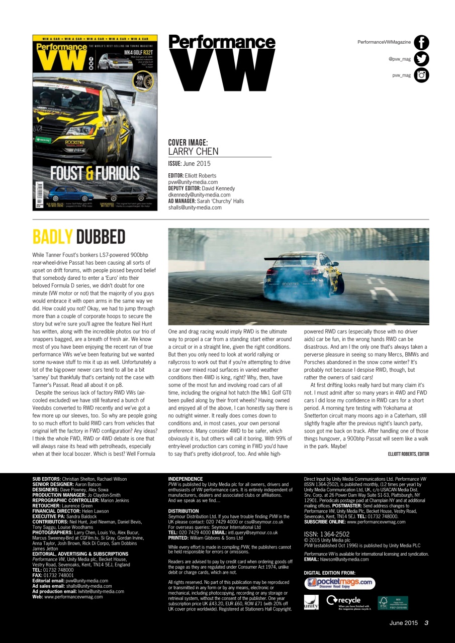 Performance VW Preview Pages