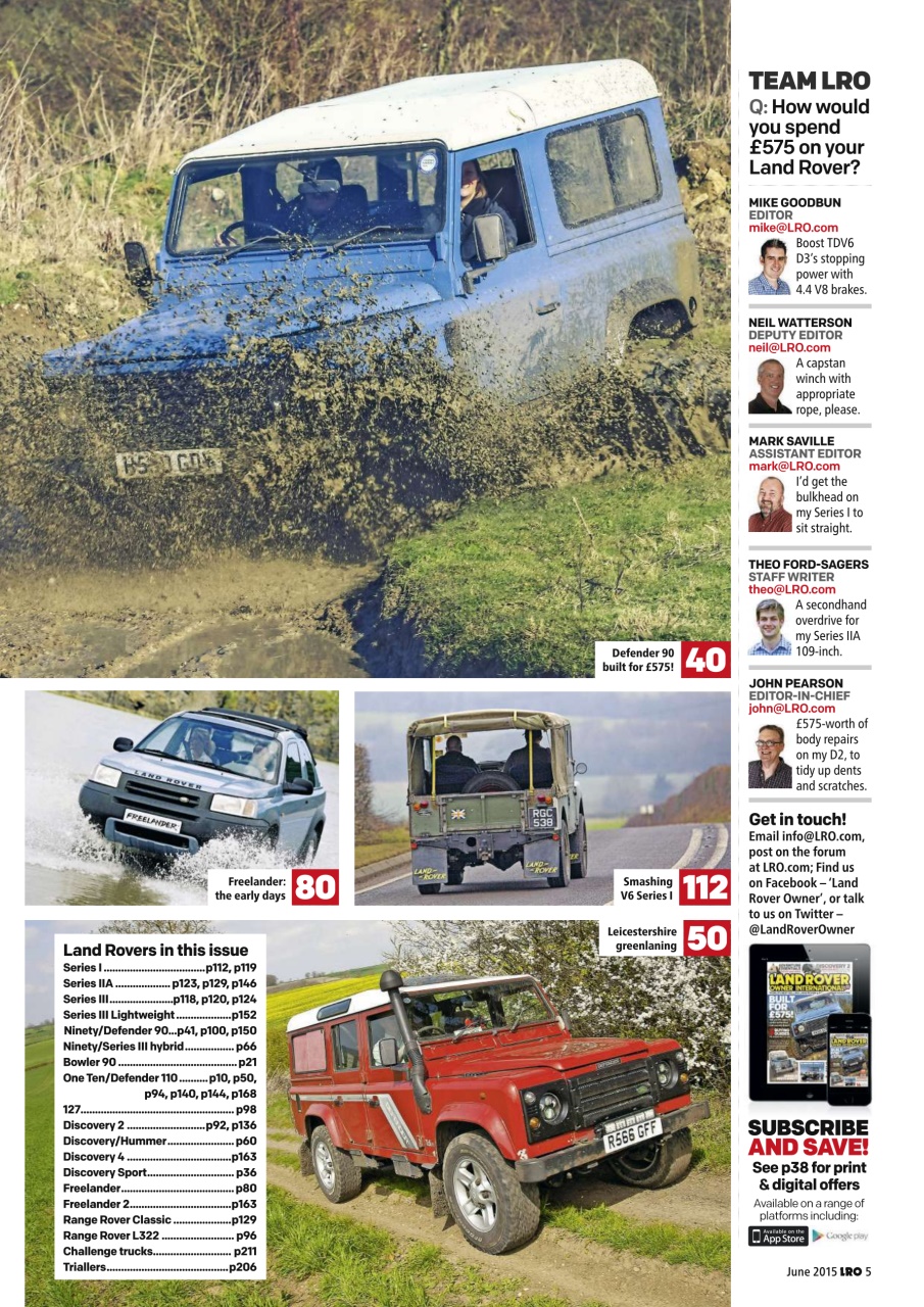 Land Rover Owner Preview Pages