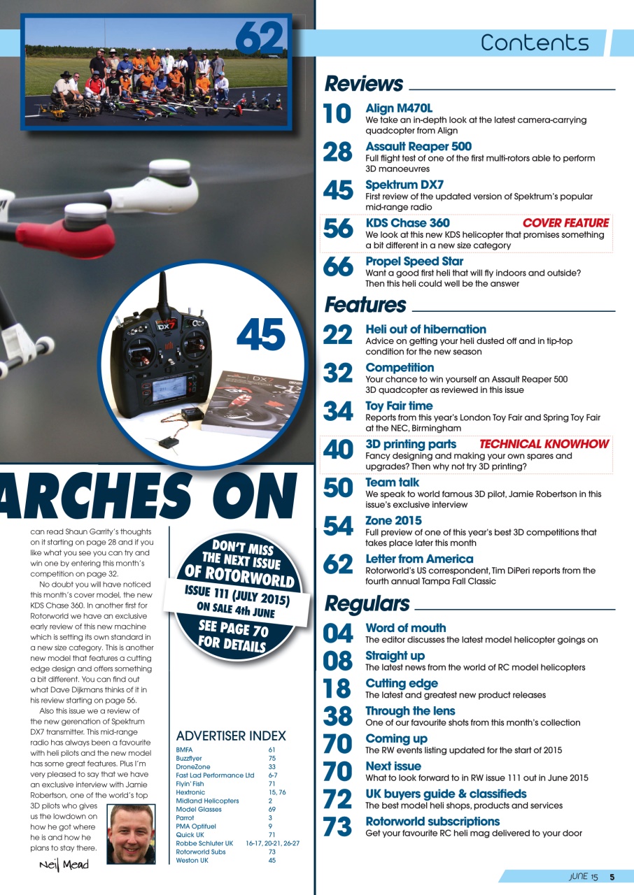 Radio Control Rotor World Preview Pages