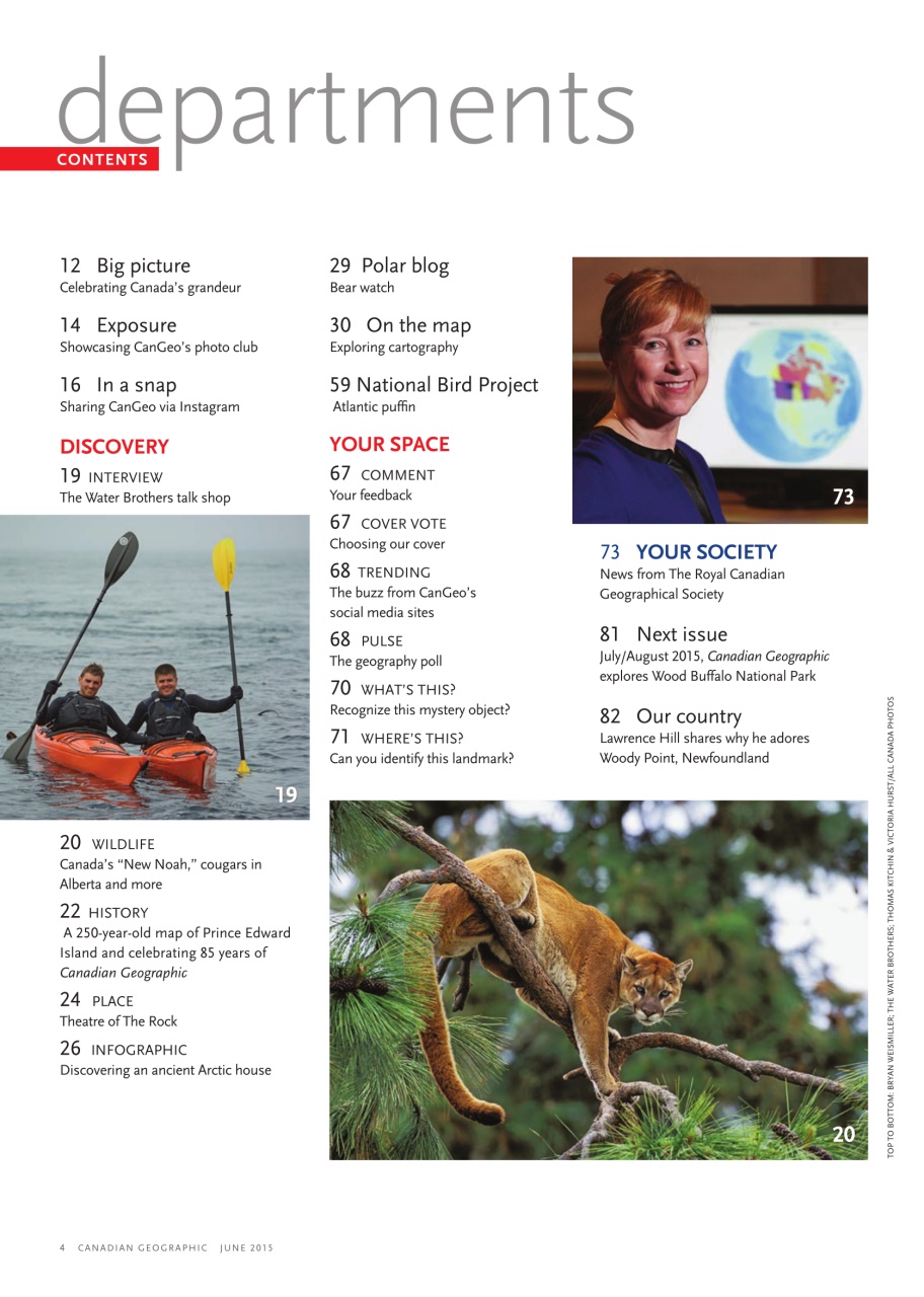Canadian Geographic Preview Pages