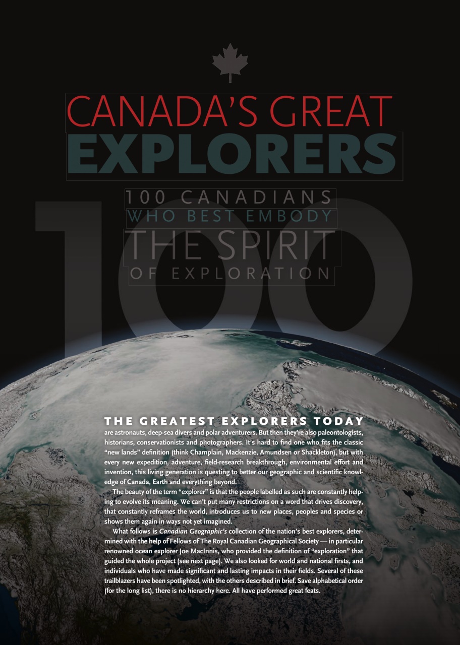 Canadian Geographic Preview Pages