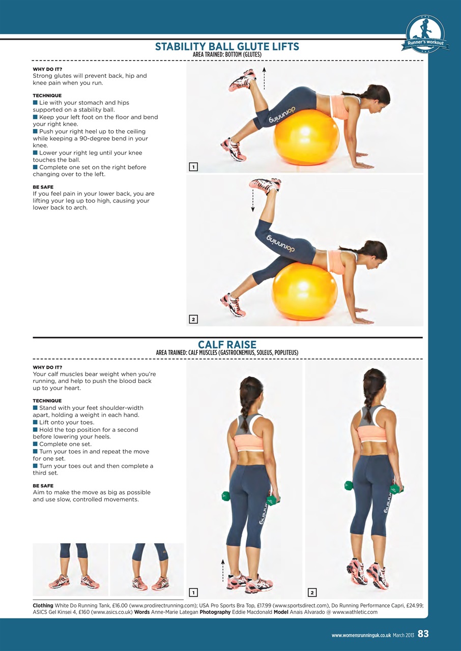 Women’s Running Preview Pages