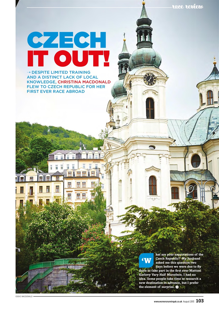 Women’s Running Preview Pages