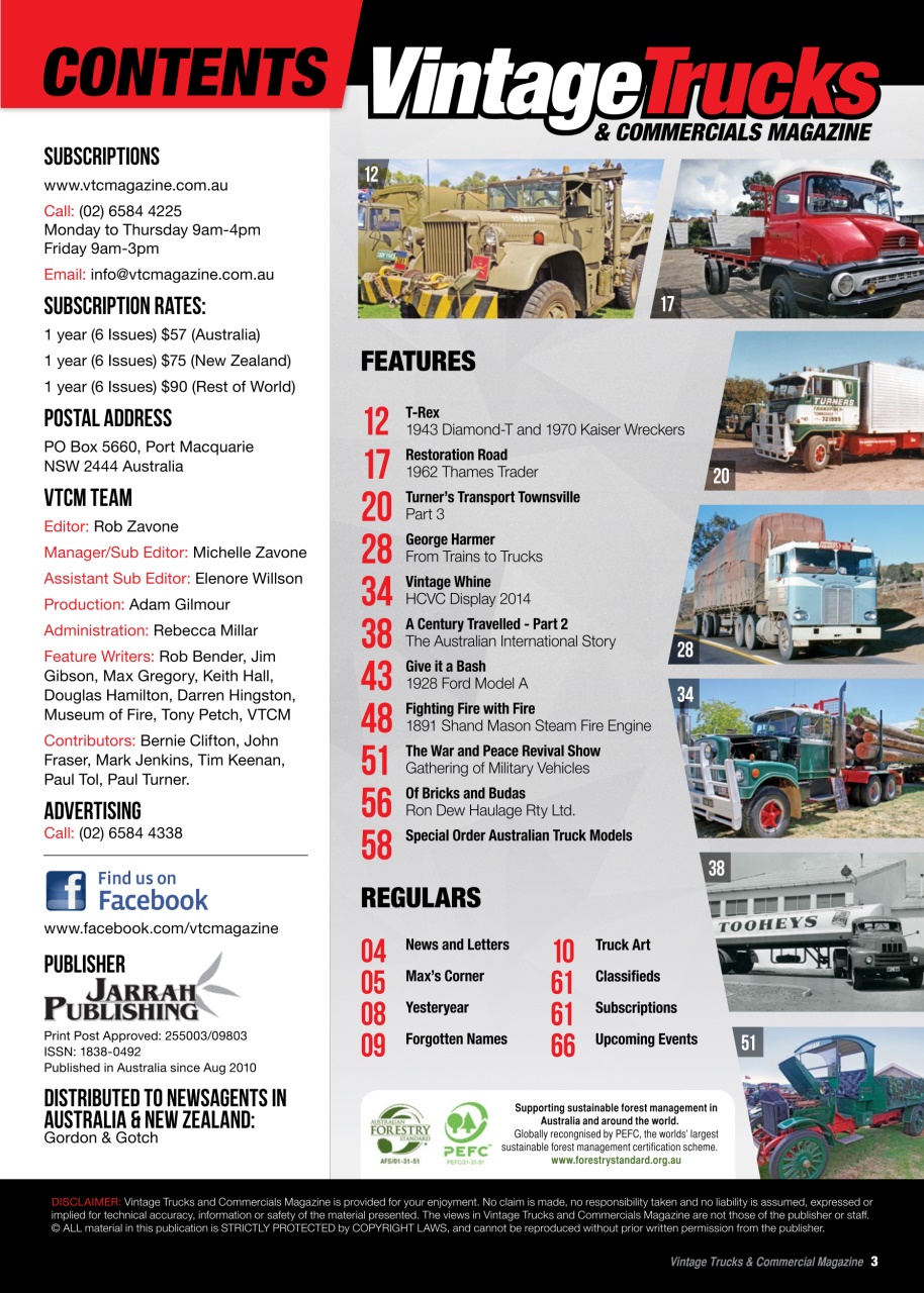 Vintage Trucks & Commercials Preview Pages