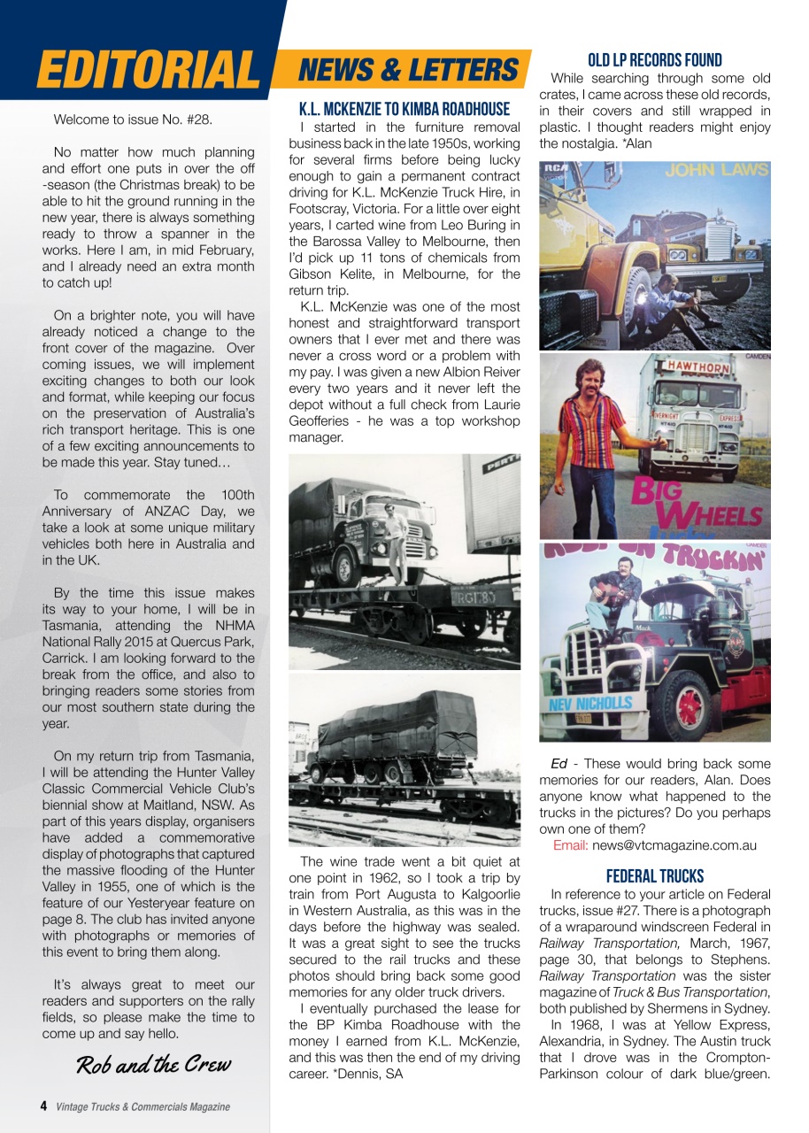 Vintage Trucks & Commercials Preview Pages