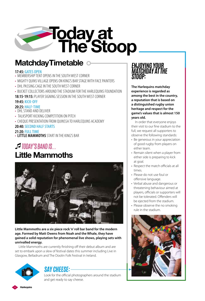 Harlequins Preview Pages