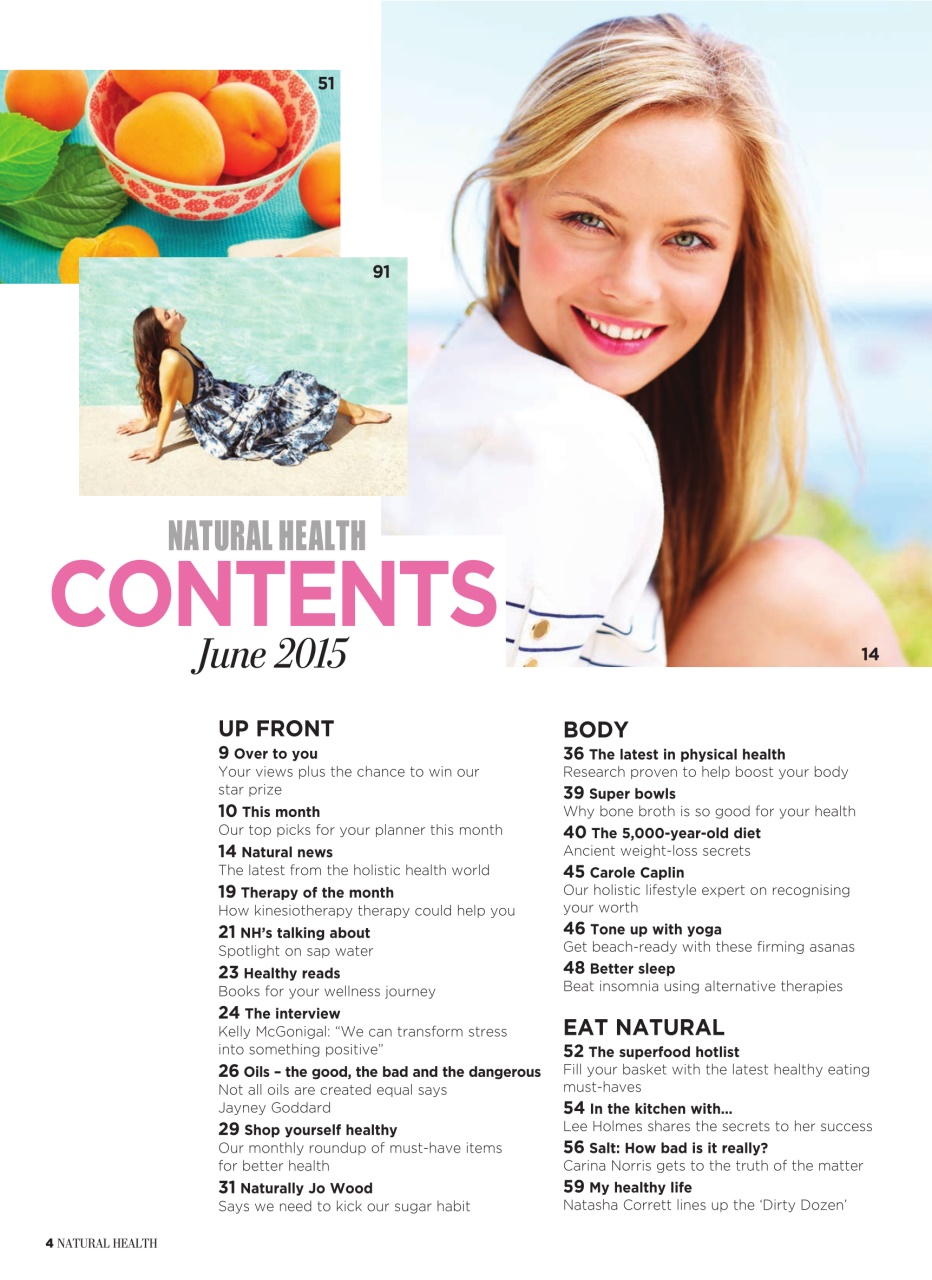 Natural Health Preview Pages
