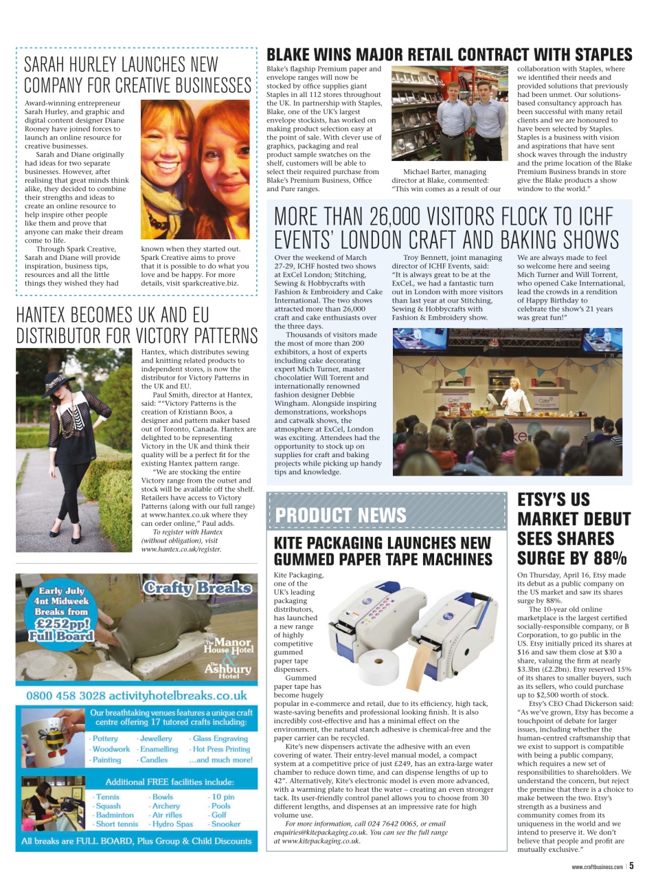 Craft Business Preview Pages