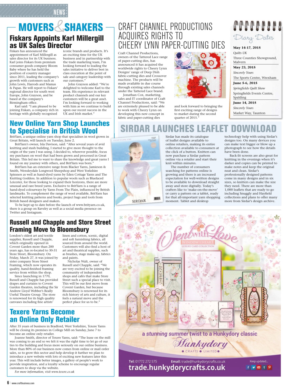 Craft Business Preview Pages