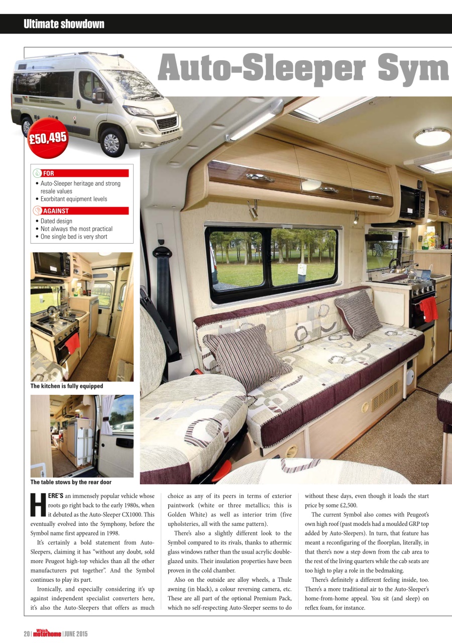 What Motorhome magazine Preview Pages