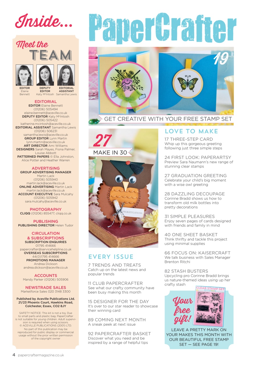 PaperCrafter Preview Pages