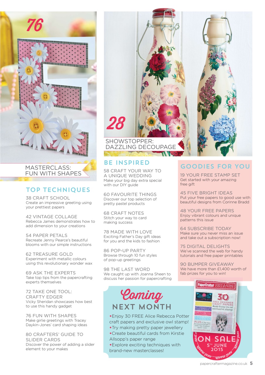 PaperCrafter Preview Pages