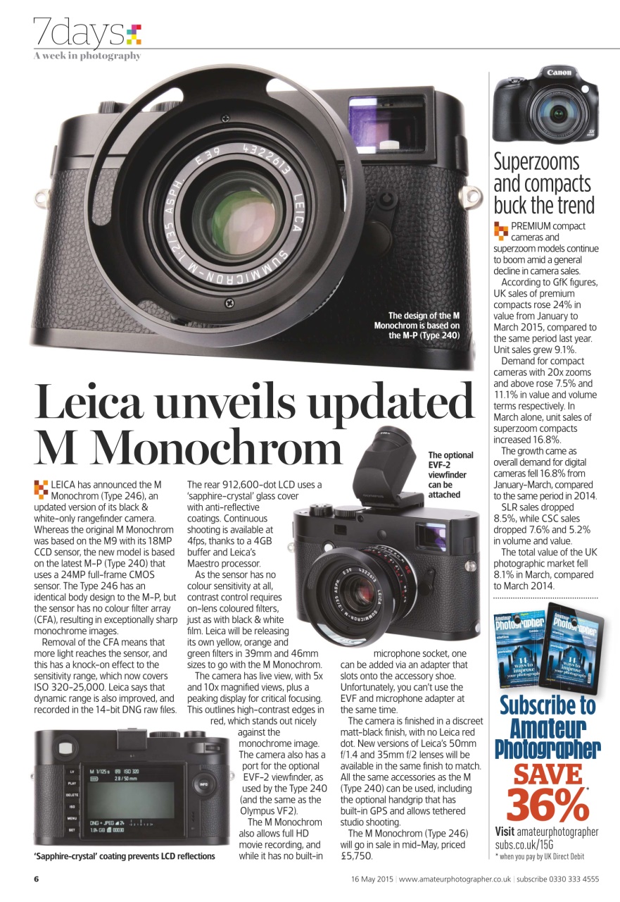 Amateur Photographer Preview Pages