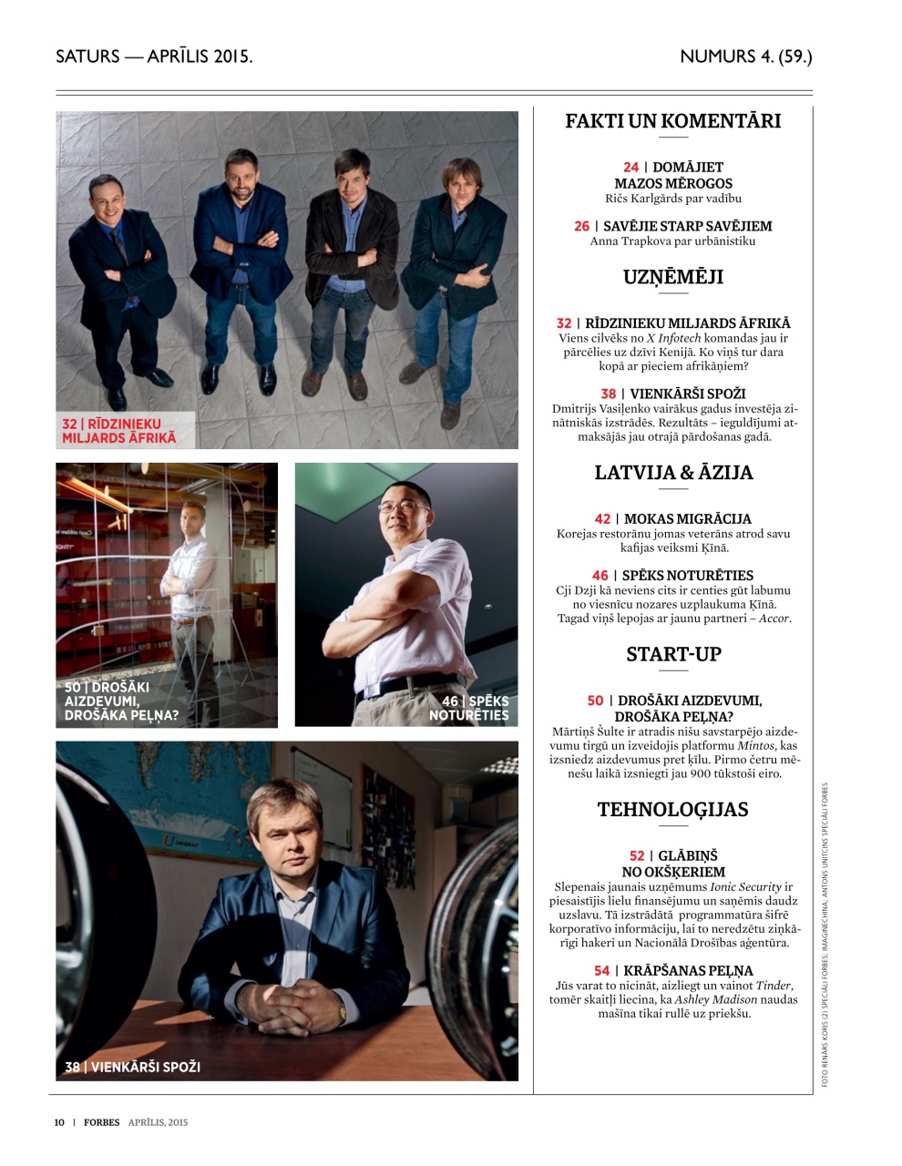 Forbes Latvia Preview Pages