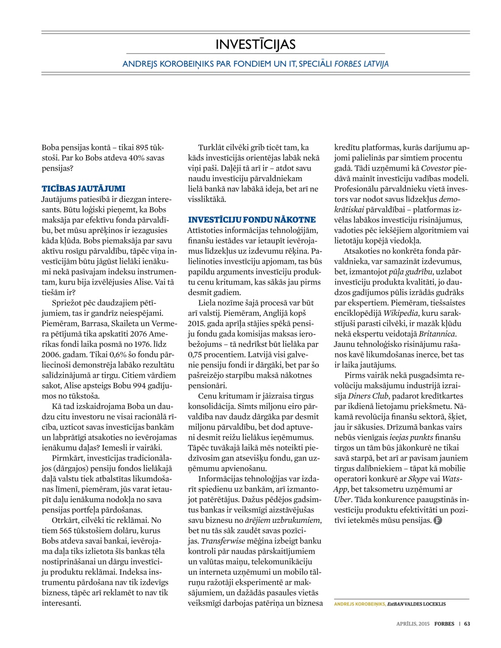 Forbes Latvia Preview Pages