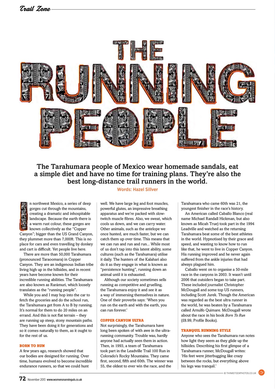 Women’s Running Preview Pages