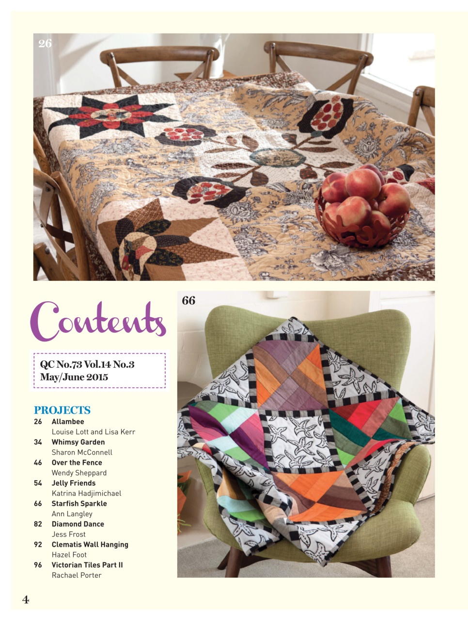 Quilters Companion Preview Pages